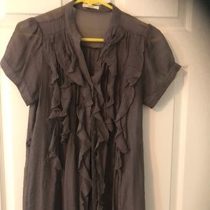 Beautiful dark grey blouse